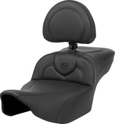 Roadsofa Extended Reach With Driver's Backrest Seat, Black - 23+ Touring Seat Saddlemen Default Title
