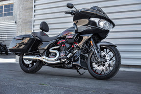 Saddlemen Roadsofa HC With Driver's Backrest Seat, Red Stitch - 08-24 Touring Seat Saddlemen