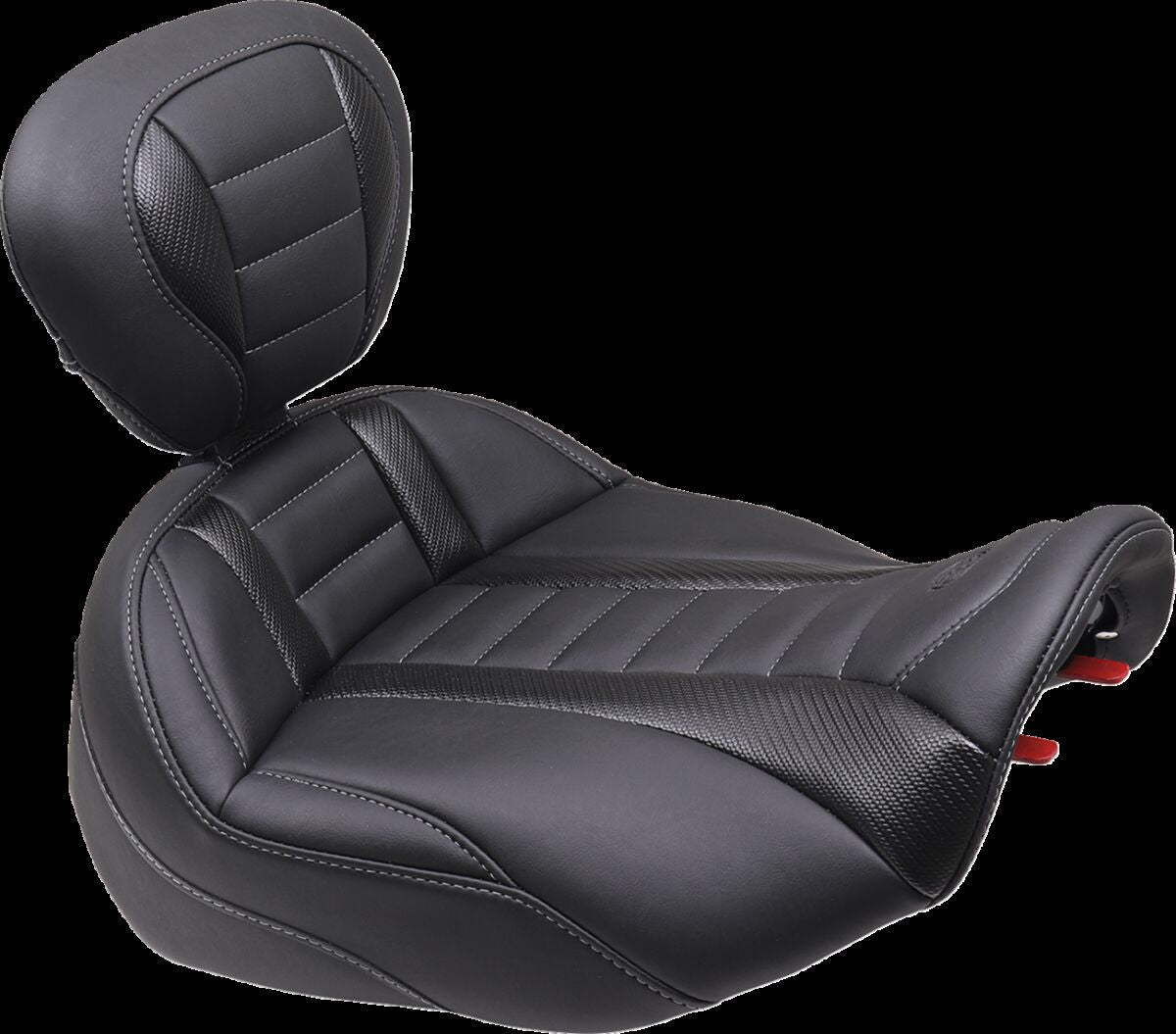 Mustang Seat Deluxe Touring Solo W/ Dbr Gun Metal Thread Seat Mustang