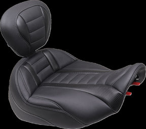 Mustang Seat Deluxe Touring Solo W/ Dbr Gun Metal Thread Seat Mustang