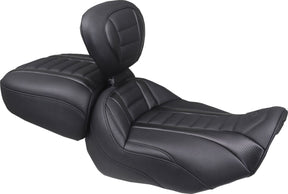 Mustang Seat Deluxe Touring Solo W/ Dbr Black Seat Mustang