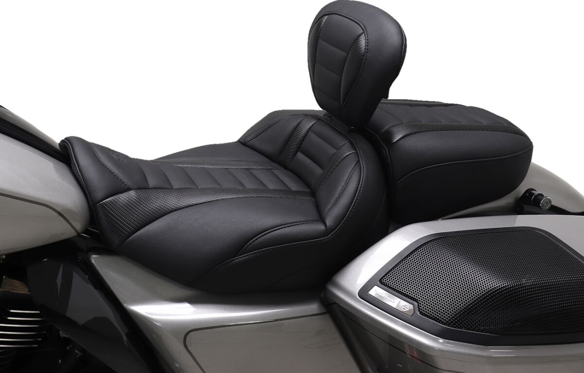 Mustang Seat Deluxe Touring Solo W/ Dbr Black Seat Mustang