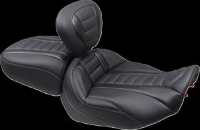 Mustang Seat Rear Deluxe Touring Gun Metal Thread Seat Mustang