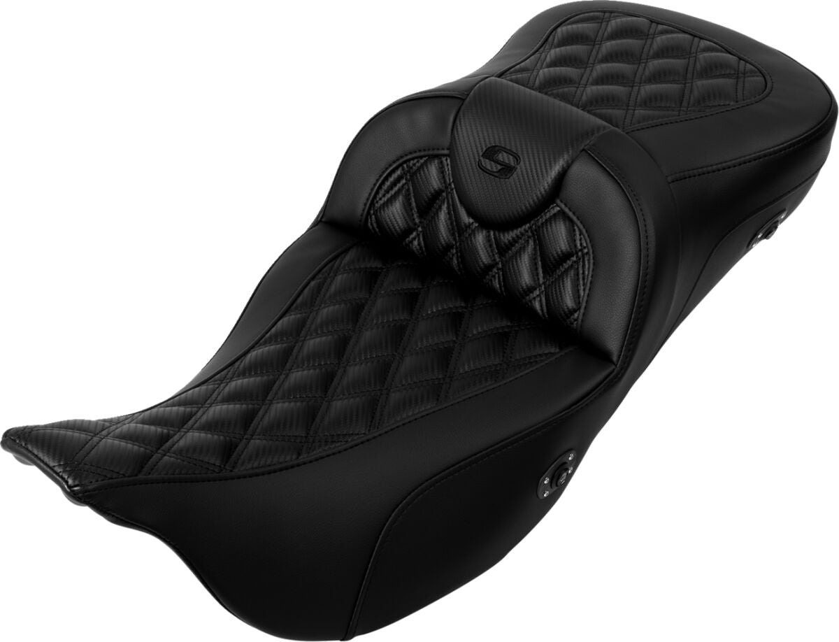 Roadsofa CF LS Heat Extended Reach Seat - 08-23 Touring Seat Saddlemen Default Title