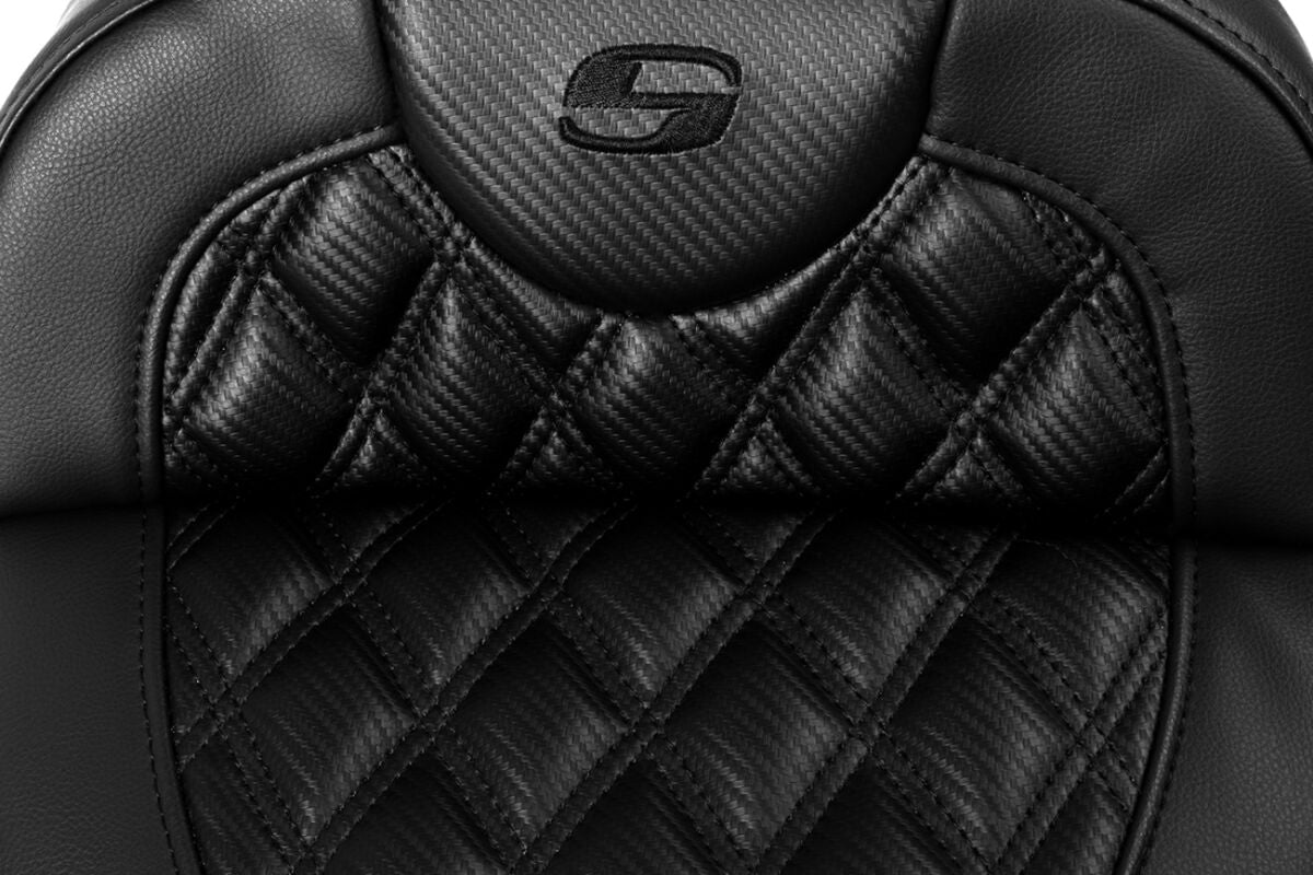 Roadsofa CF LS Heat Extended Reach Seat - 08-23 Touring Seat Saddlemen