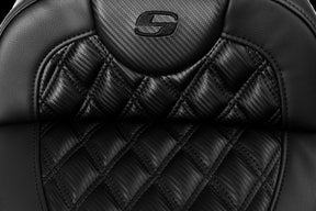 Saddlemen Roadsofa CF LS Heat Extended Reach Seat - 08-23 Touring Seat Saddlemen