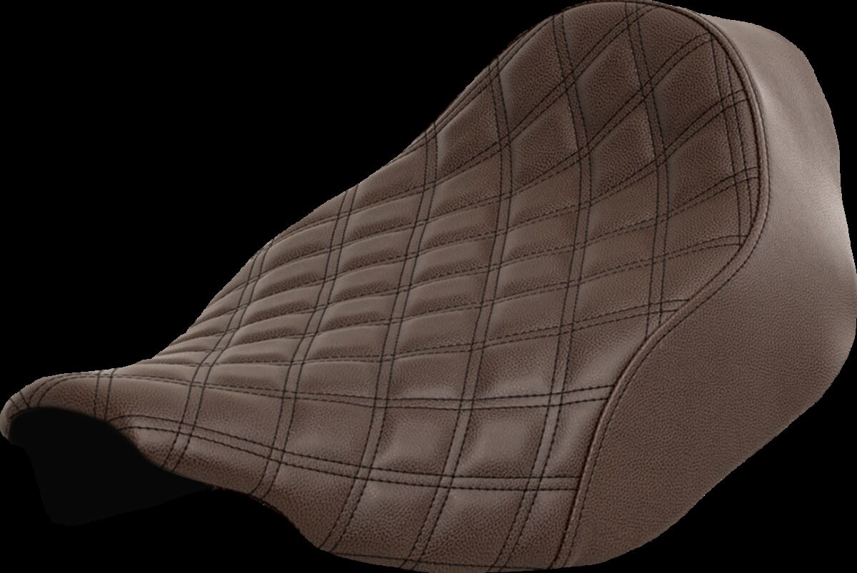 Saddlemen Renegade LS Solo Seat, Brown - 23+ Touring Seat Saddlemen