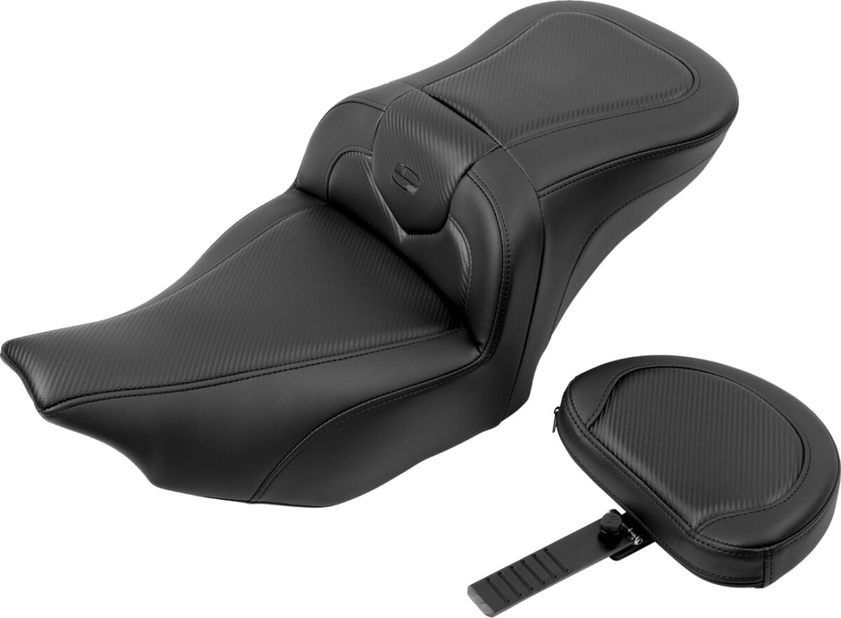 Roadsofa CF With Driver's Backrest Seat - 23+ Touring Seat Saddlemen