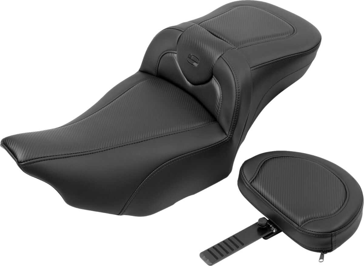 Saddlemen Roadsofa CF Extended Reach With Driver's Backrest Seat - 23+ Touring Seat Saddlemen