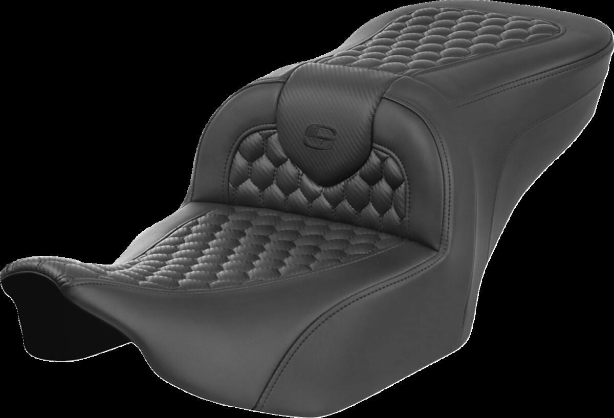 Saddlemen Roadsofa HC Seat, Black Stitch - 23+ Touring Seat Saddlemen