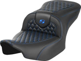 Saddlemen Roadsofa HC Seat, Blue Stitch - 23+ Touring Seat Saddlemen