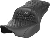 Saddlemen Roadsofa HC Seat, Gray Stitch - 23+ Touring Seat Saddlemen