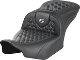 Saddlemen Roadsofa HC Seat, Silver Stitch - 23+ Touring Seat Saddlemen