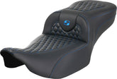 Roadsofa HC Extended Reach Seat, Blue Stitch - 23+ Touring Seat Saddlemen Default Title