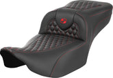 Roadsofa HC Extended Reach Seat, Red Stitch - 23+ Touring Seat Saddlemen Default Title