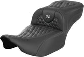 Roadsofa HC Extended Reach Seat, Silver Stitch - 23+ Touring Seat Saddlemen Default Title