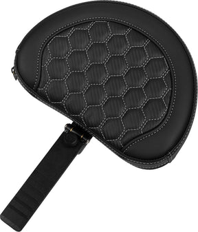 Roadsofa HC Extended Reach With Driver's Backrest Seat, Silver Stitch - 23+ Touring Seat Saddlemen