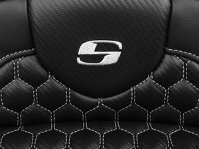 Roadsofa HC Extended Reach With Driver's Backrest Seat, Silver Stitch - 23+ Touring Seat Saddlemen