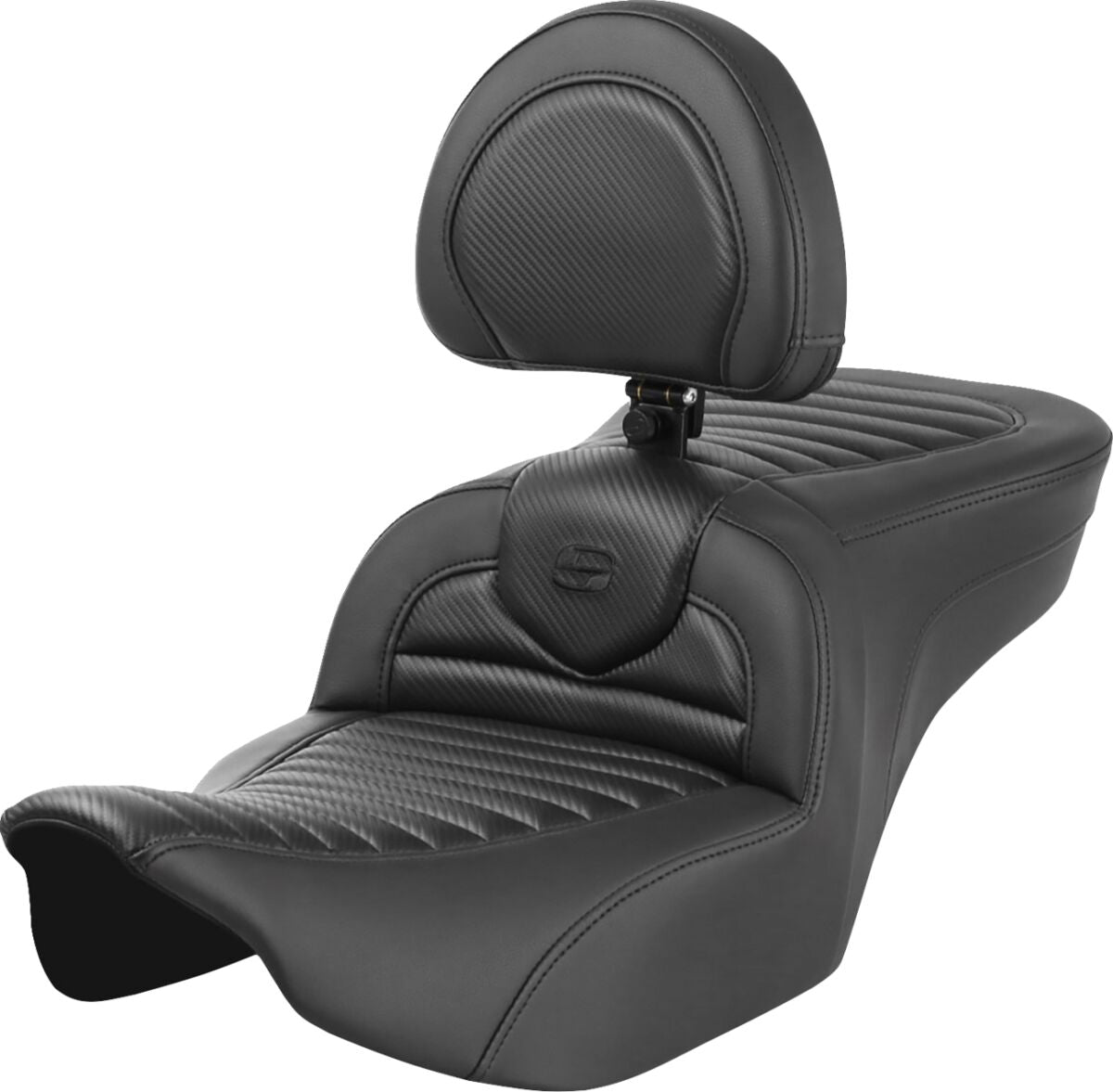 Roadsofa CF TR With Driver's Backrest Seat - 23+ Touring Seat Saddlemen Default Title