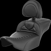 Saddlemen Roadsofa Extended Reach CF TR With Driver's Backrest Seat - 23+ Touring Seat Saddlemen