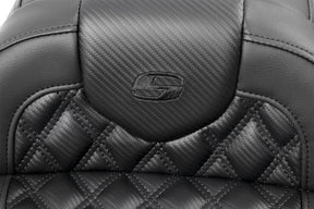 Roadsofa CF LS Seat, Black Stitch - 23+ Touring Seat Saddlemen
