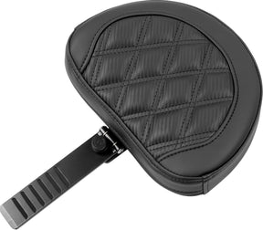 Roadsofa CF LS With Driver's Backrest Seat, Black Stitch - 23+ Touring Seat Saddlemen