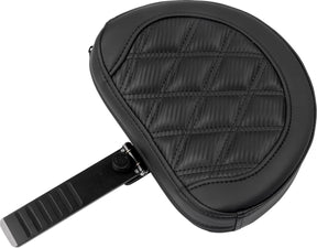 Roadsofa Extended Reach CF LS With Driver's Backrest Seat, Black Stitch - 23+ Touring Seat Saddlemen