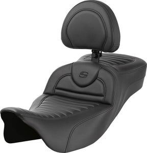 Saddlemen Roadsofa Extended Reach TR With Driver's Backrest Seat - 08+ Touring Seat Saddlemen