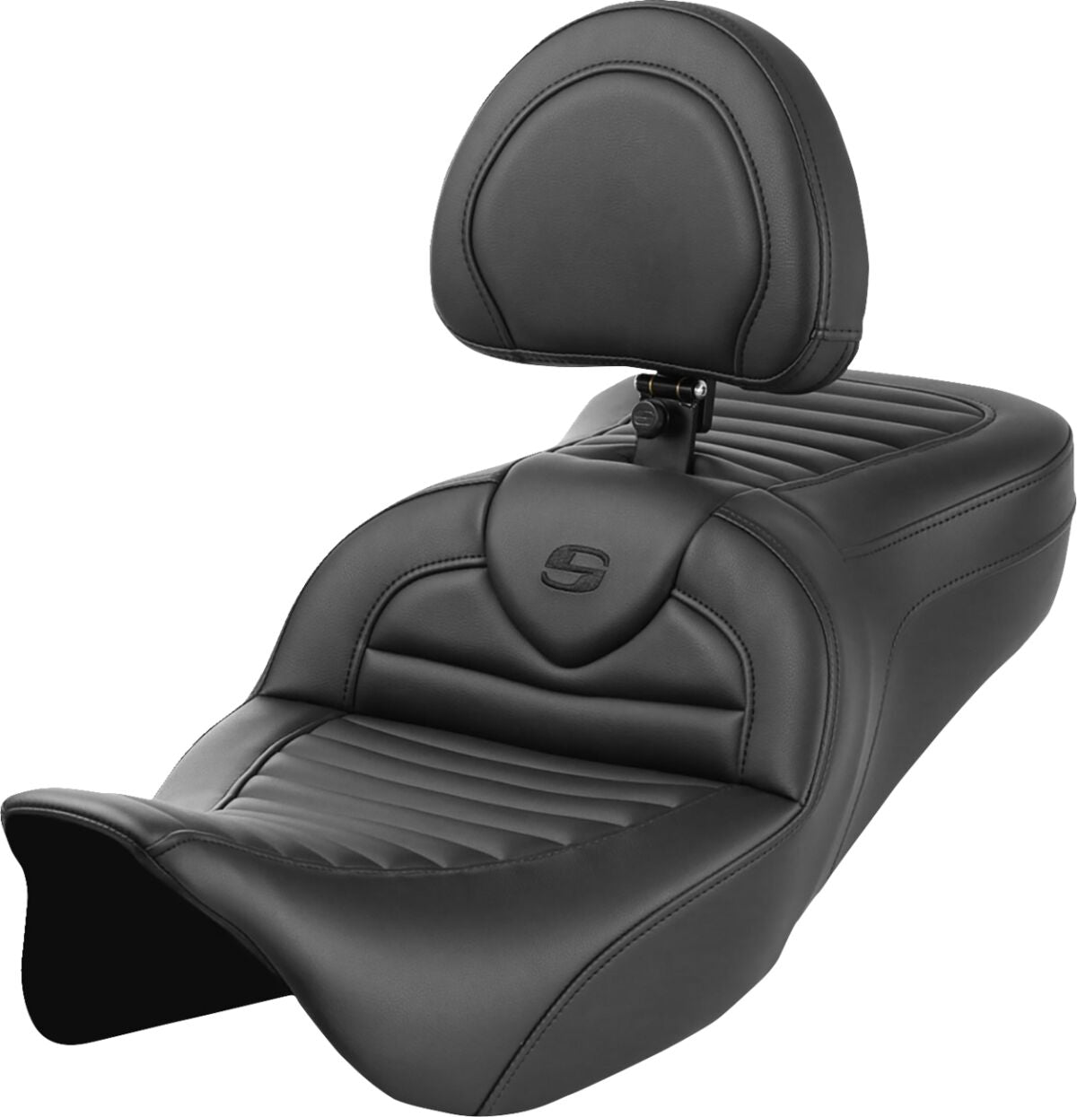 Saddlemen Roadsofa TR With Driver's Backrest Seat - 08+ Touring Seat Saddlemen