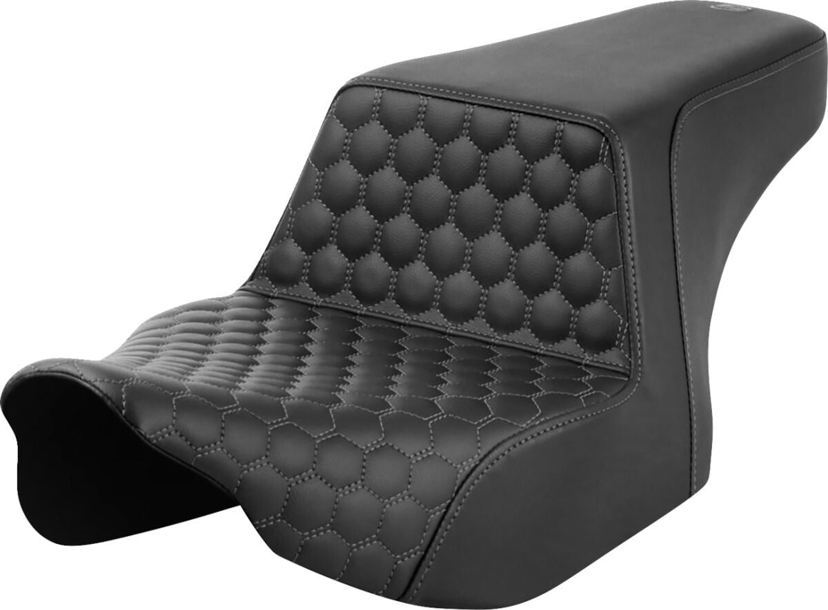 Step Up HC Seat, Gray Stitching - 23+ Touring Seat Saddlemen Default Title
