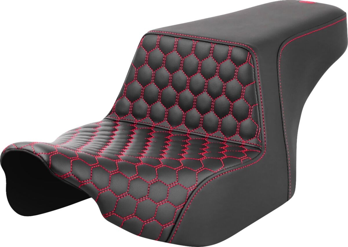 Step Up HC Seat, Red Stitching - 23+ Touring Seat Saddlemen Default Title