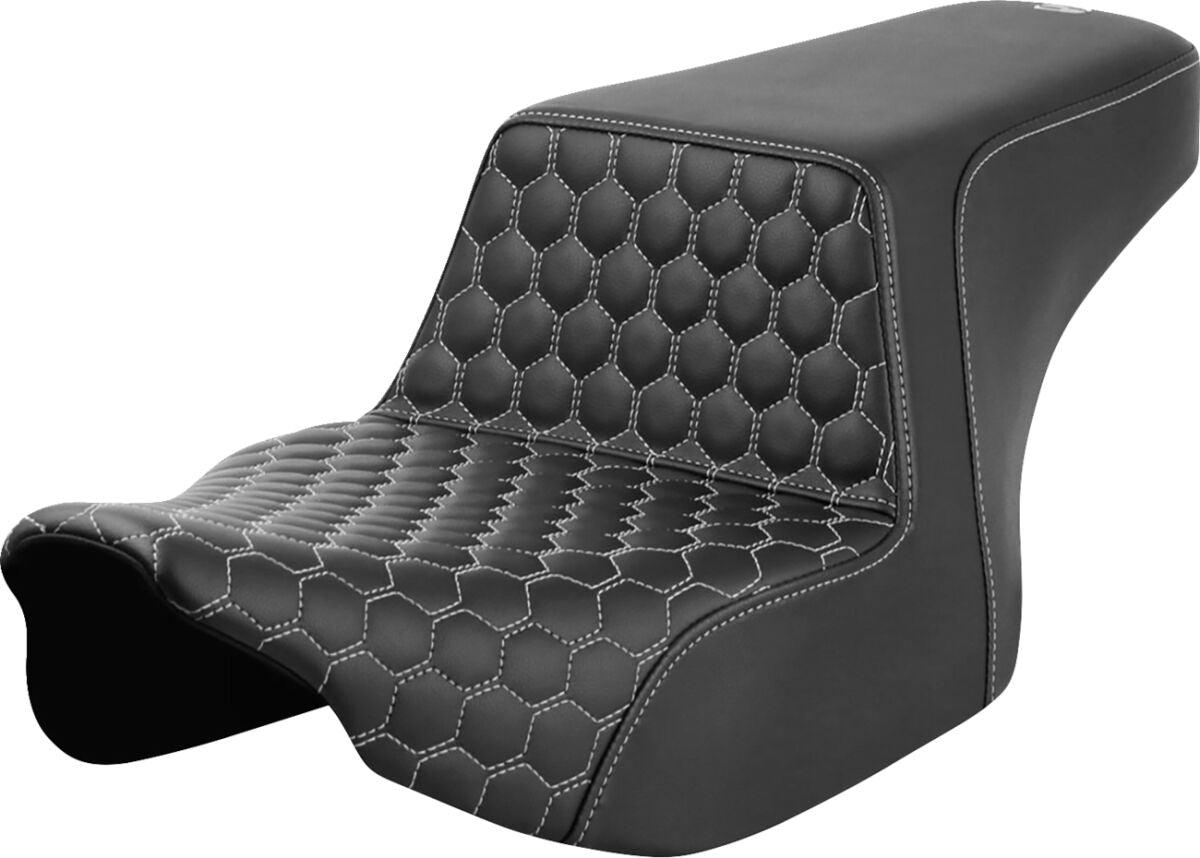 Step Up HC Seat, Silver Stitching - 23+ Touring Seat Saddlemen Default Title
