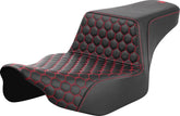 Step Up HC Ext Reach Seat, Red Stitch - 23+ Touring Seat Saddlemen Default Title