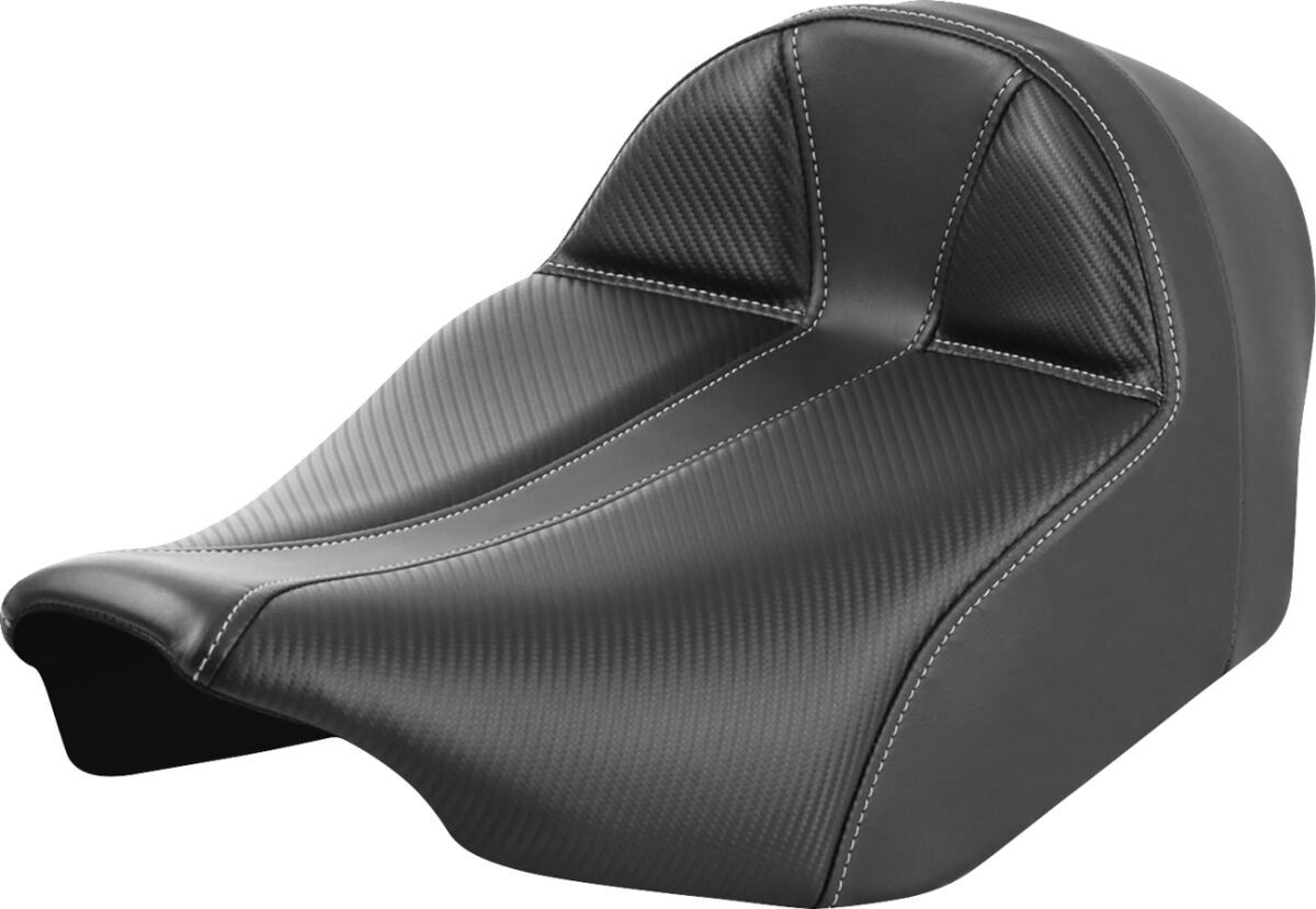 Saddlemen Dominator Extended Reach Solo Backrest Ready - 23+ Touring Seat Saddlemen