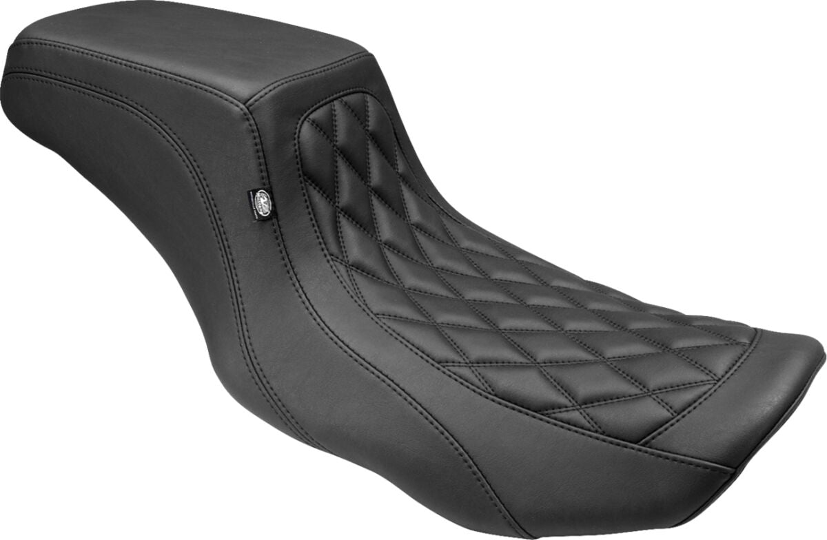 Mustang Seat Squareback Ddiamond Black Smooth Pass Seat Mustang