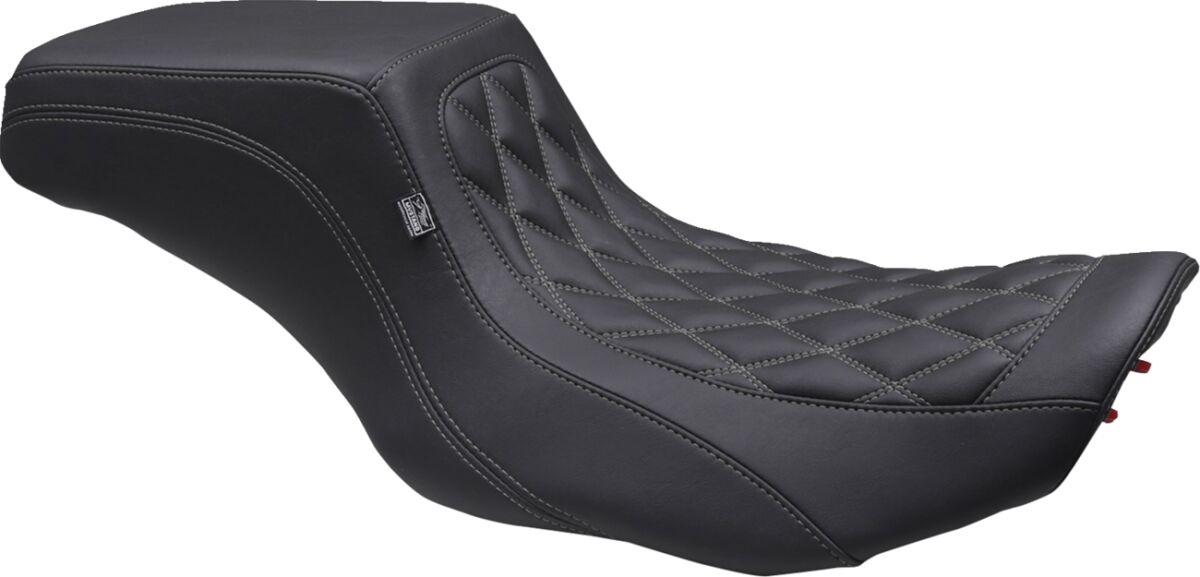 Mustang Seat Squareback Ddiamond Black Gm Thrd Smth Pass Seat Mustang