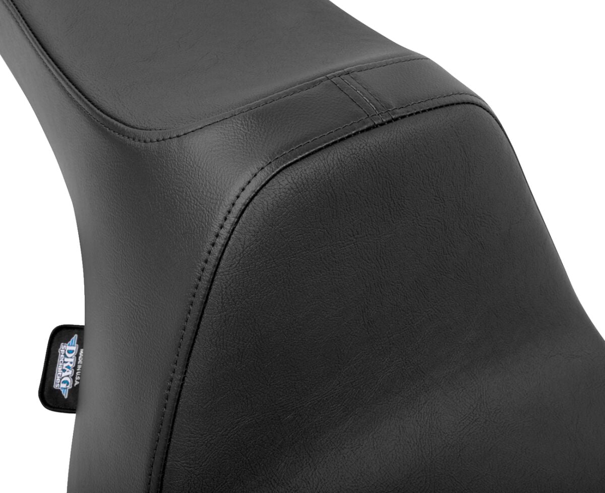 Drag Specialties Seats Seat Predator 3 Smooth Vinyl Touring Seat Drag Specialties