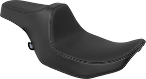 Drag Specialties Seats Seat Predator 3 Smooth Black Vinyl With Slip Stop Touring Seat Drag Specialties