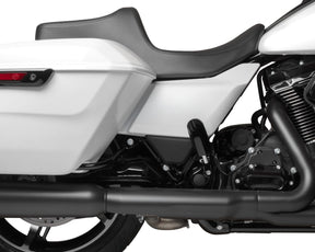Drag Specialties Seats Seat Predator 3 Smooth Black Vinyl With Slip Stop Touring Seat Drag Specialties
