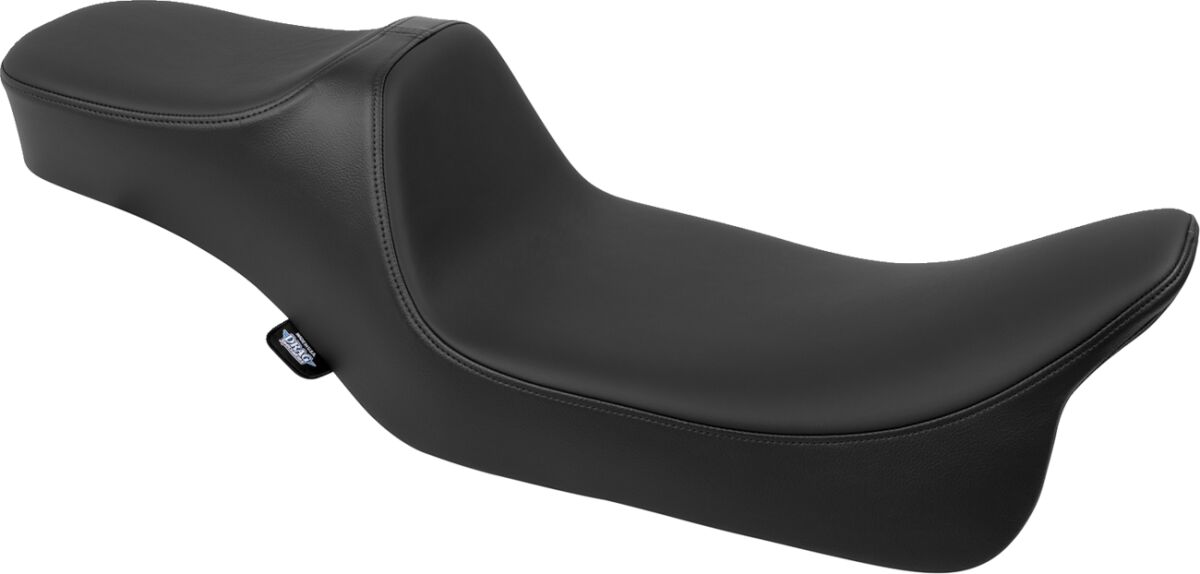 Drag Specialties Seats Seat Predator 3 2 Up Ext. Smooth Solar Leather Touring Seat Drag Specialties