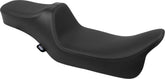 Drag Specialties Seats Seat Predator 3 2 Up Ext. Smooth Solar Leather Touring Seat Drag Specialties