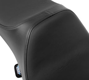 Drag Specialties Seats Seat Predator 3 2 Up Ext. Smooth Solar Leather Touring Seat Drag Specialties