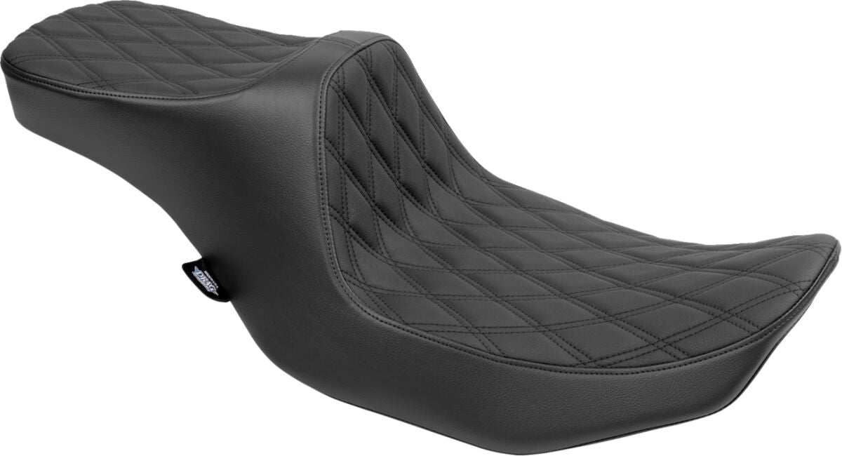 Drag Specialties Seats Predator III Seat, Double Diamond Black Stitching - 23+ Touring Seat Drag Specialties
