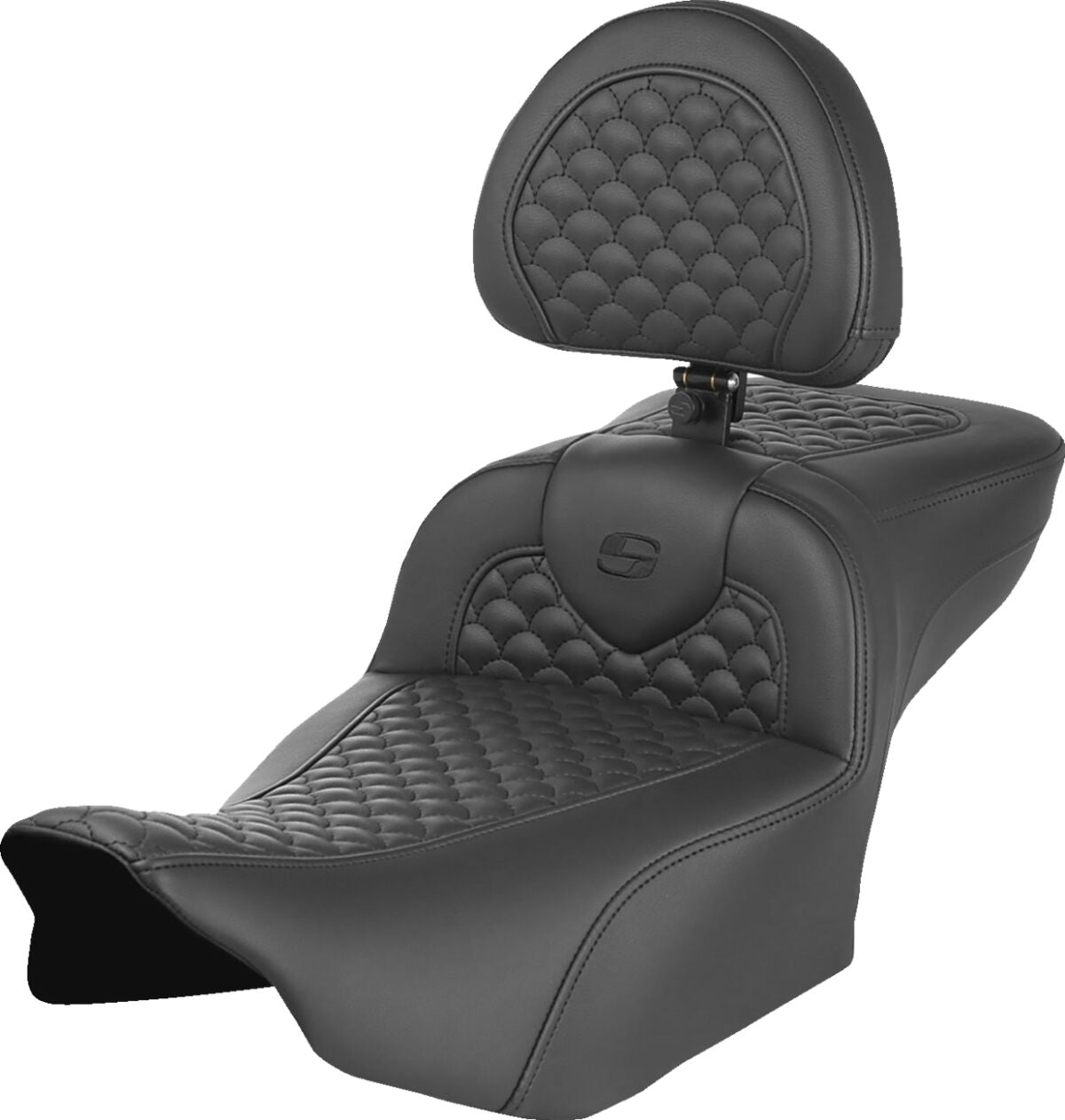 RoadSofa DS Ext Reach w/ Driver's Backrest - 23+ Touring Seat Saddlemen Default Title