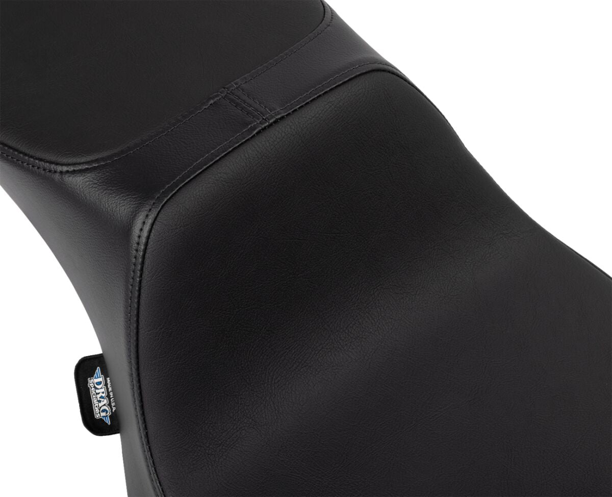 Drag Specialties Seats Seat Predator 2up Performance Smooth Vinyl Extended Reach Seat Drag Specialties