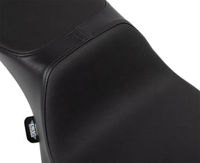 Drag Specialties Seats Seat Predator 2up Performance Smooth Vinyl Extended Reach Seat Drag Specialties