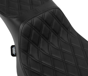 Drag Specialties Seats Seat Predator 2up Performance Dd Blk Vinyl Extended Reach Seat Drag Specialties
