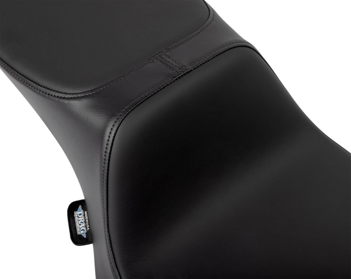 Drag Specialties Seats Seat Predator 2up Performance Solar Leather Extended Reach Seat Drag Specialties