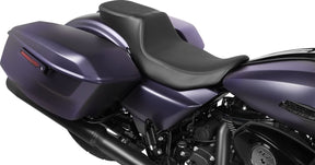 Drag Specialties Seats Seat Predator 2up Performance Solar Leather Extended Reach Seat Drag Specialties