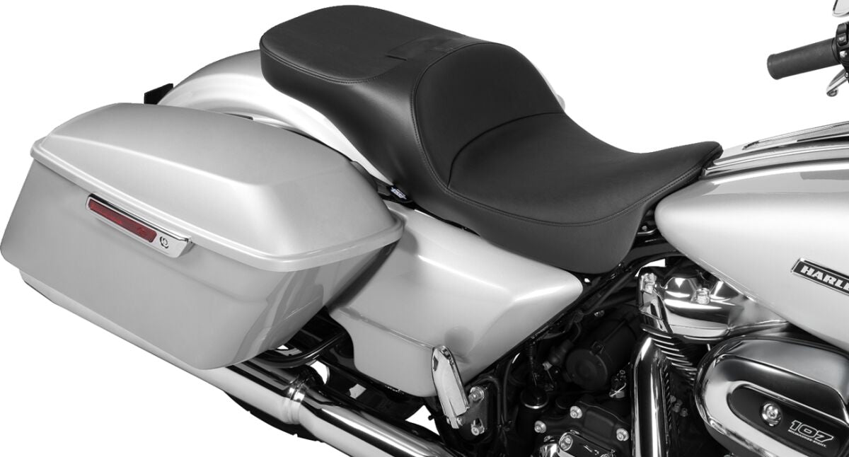 Drag Specialties Seats Seat Freedom Extended Reach Smooth Vinyl Touring Seat Drag Specialties